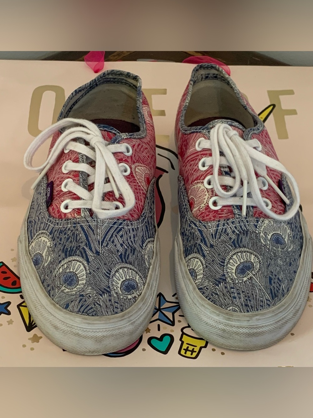Vans Authentic x Liberty London Skate Sneakers - Picture 2 of 11